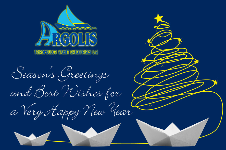 Season's Greetings and Best Wishes for a Very Happy New Year from Argolis Yacht